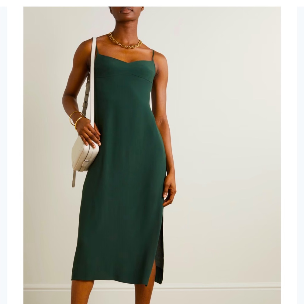Haight - Monica Green Midi Dress - Size small